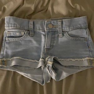 light wash shorts from old navy worn 2 times.its very very small